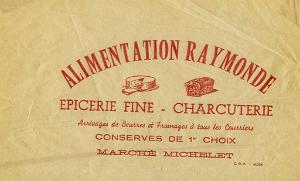 ALIMENTATION RAYMONDE 1958 01